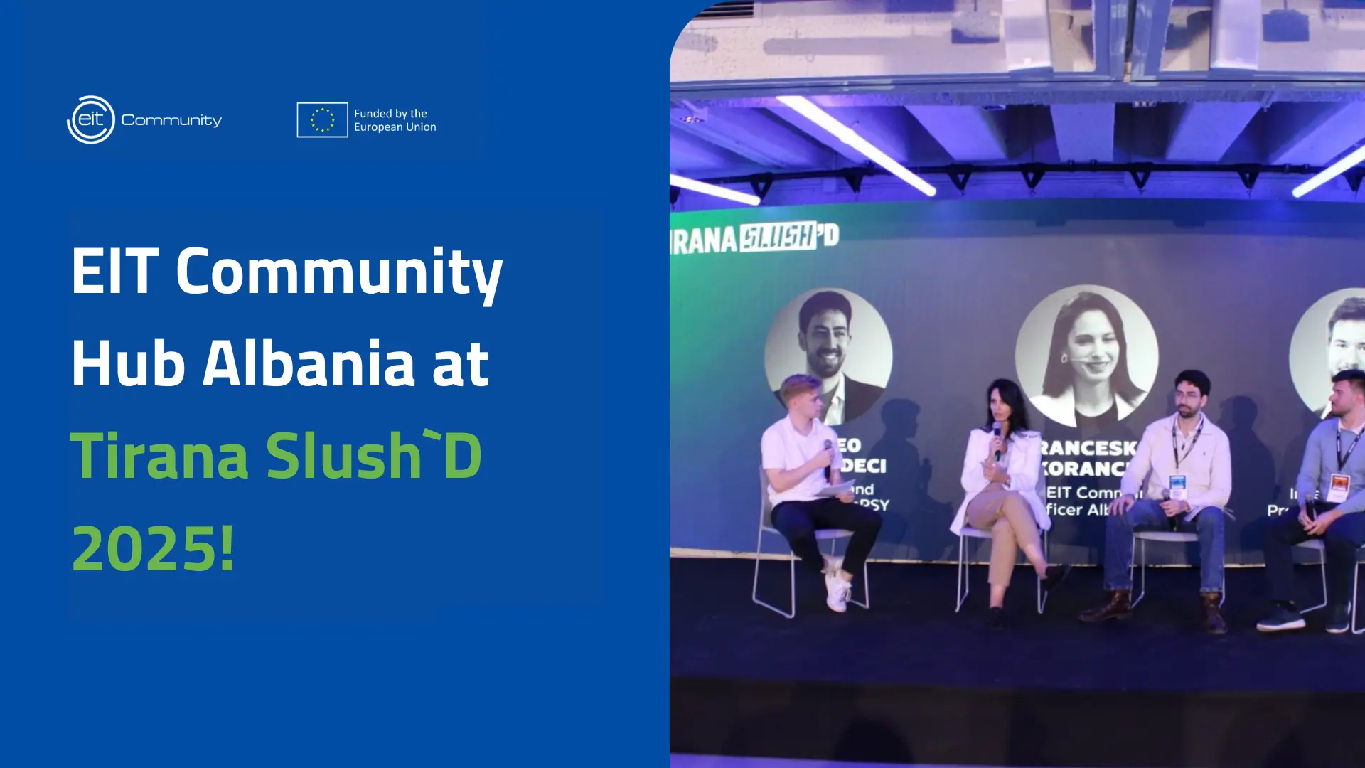 EIT Community Hub Albania at Tirana Slush`D 2025