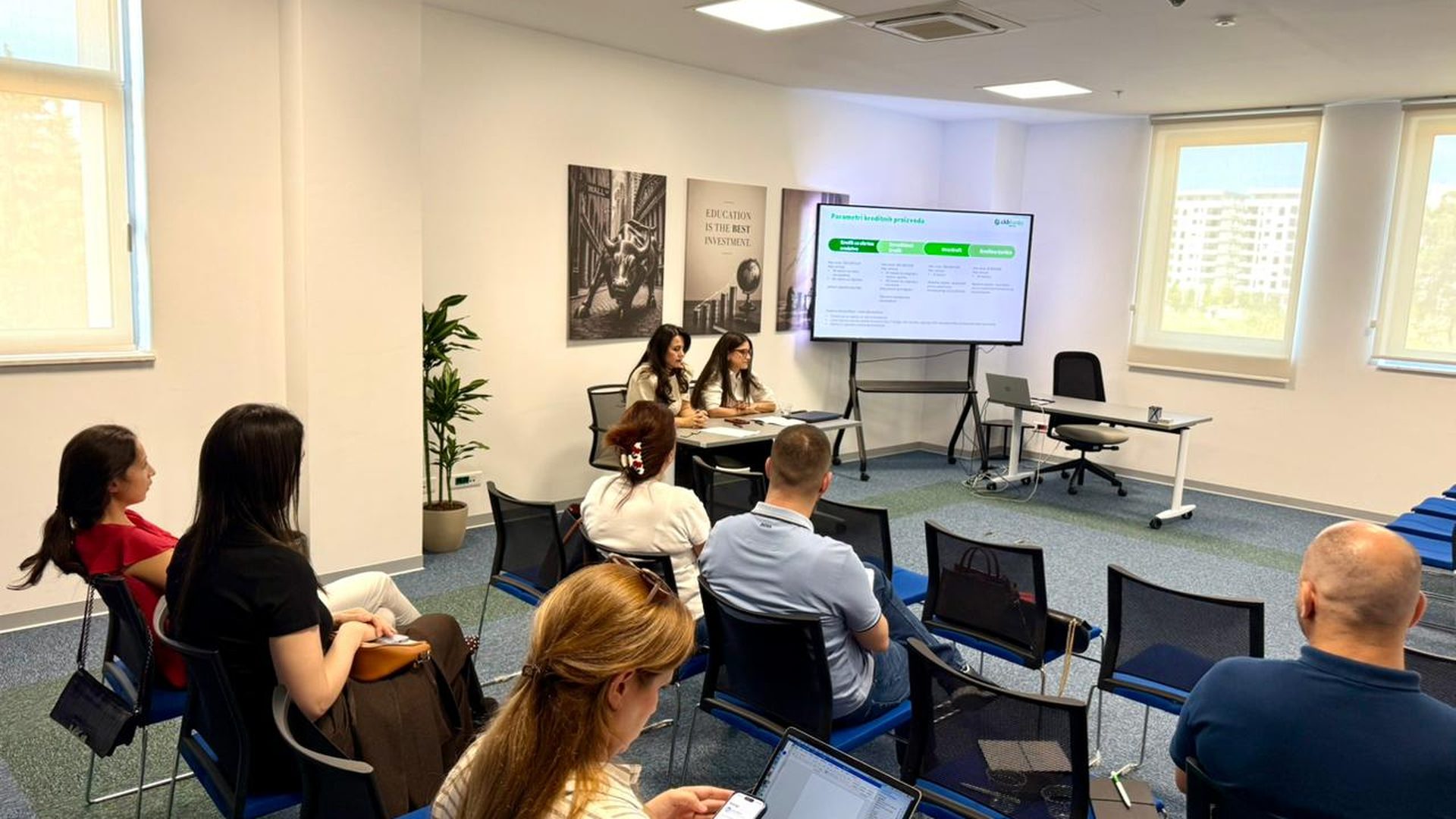 Audience at the Access to Finance for Small and Medium-Sized Enterprises training, Podgorica