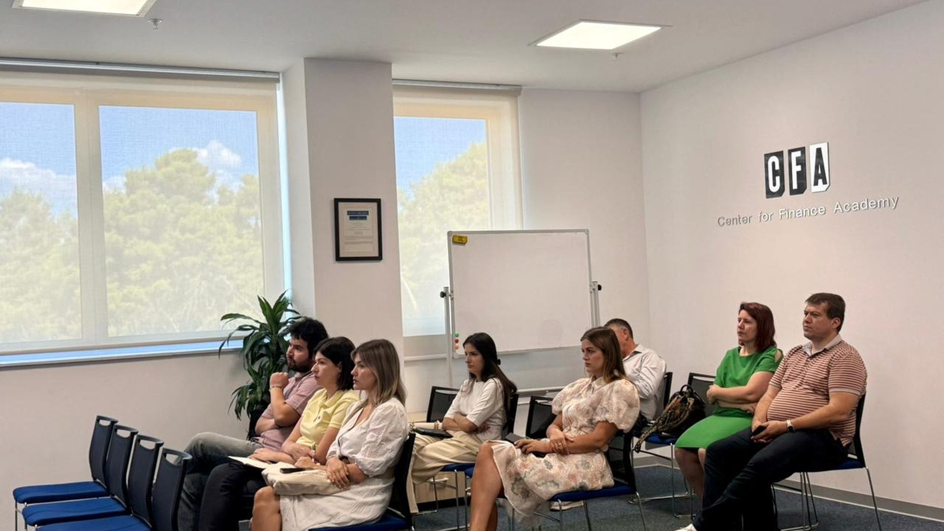 Participants at the Center for Finance Academy SME finance training in Montenegro
