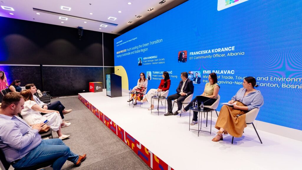 Panel and audience at the Western Balkans Youth Forum 2026 in Budva, Montenegro