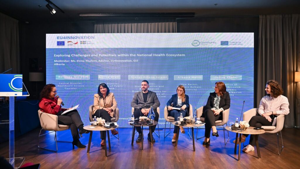 Panel on challenges and potentials within Albania’s national health ecosystem