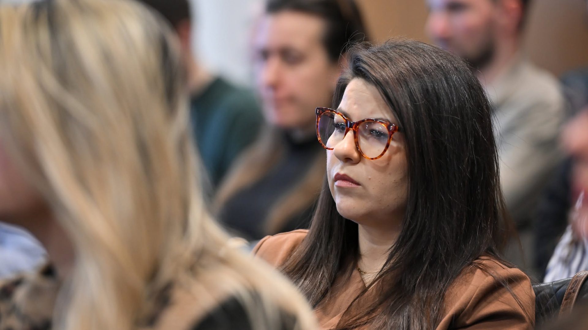 Participant following the Harvesting Innovation presentations