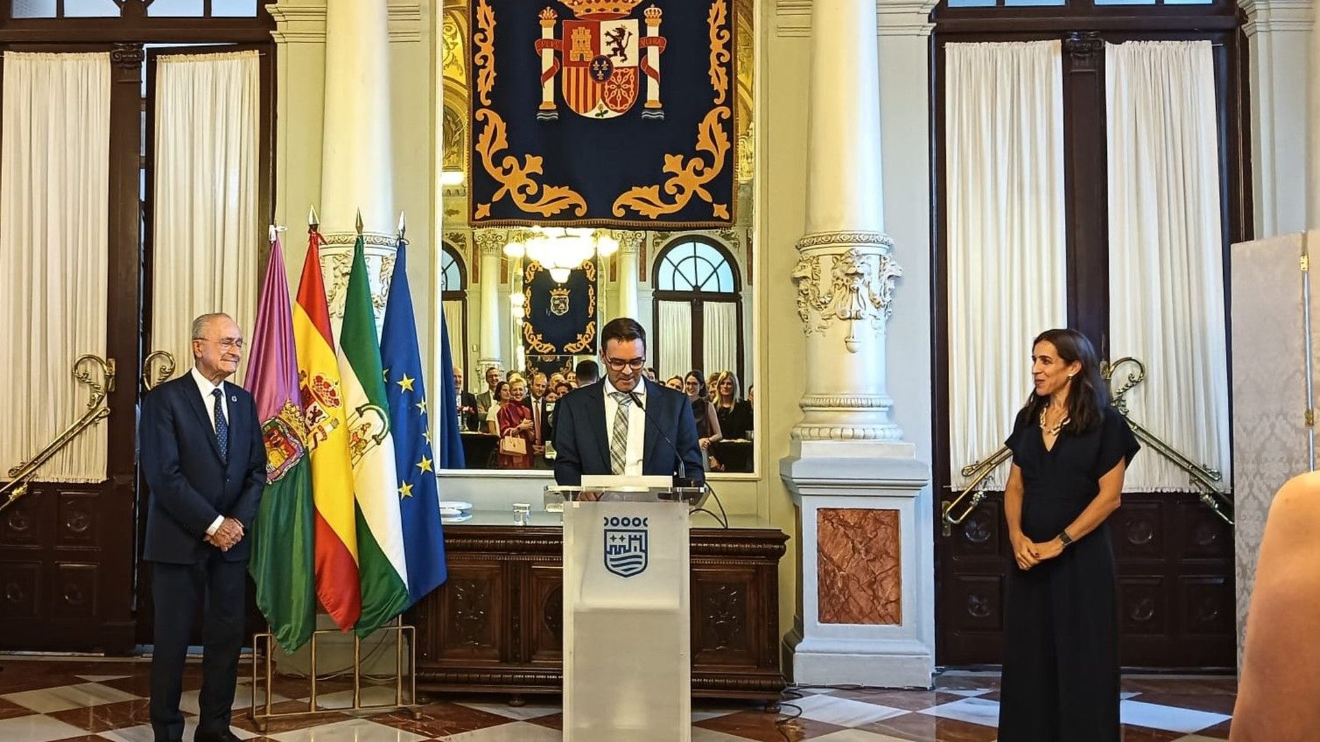 Institutional reception at Málaga City Hall ahead of the EIT Water launch